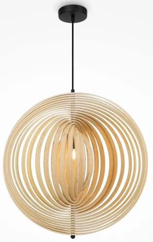 Czarno brązowa lampa wisząca z dekoracyjnym kloszem Maytoni MOD197PL-01W2 Roots E27 60cm Wysoka jakość