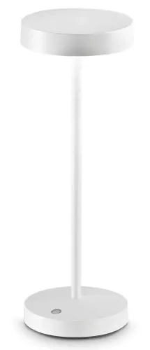 Biała metalowa lampa stołowa zewnętrzna akumulatorowa Ideal Lux 311715 Toffee tl LED 2W 3000k Bestseller