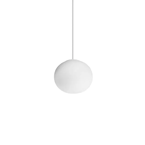 Taniej Biała wisząca lampa szklana kula Ideal Lux 297781 Cotton sp1 d13 G9 13cm