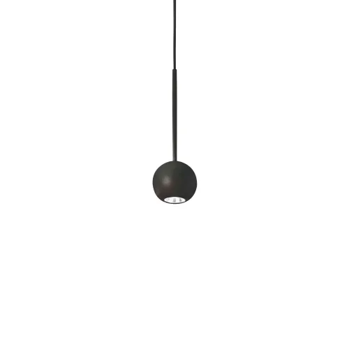 Czarna punktowa lampa wisząca kula Ideal Lux 328355 Archimede sp sfera LED 4W 3000k 9cm Kup online