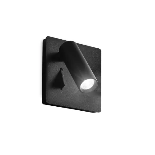 Czarna lampa podtynkowa punktowa kinkiet Ideal Lux 250113 Lite ap LED 3W 3000k Promocja