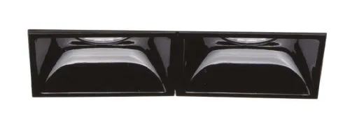 Nowość Czarna prostokątna lampa podtynkowa Ideal Lux 267890 Lika fi trimless 6W 4000K LED