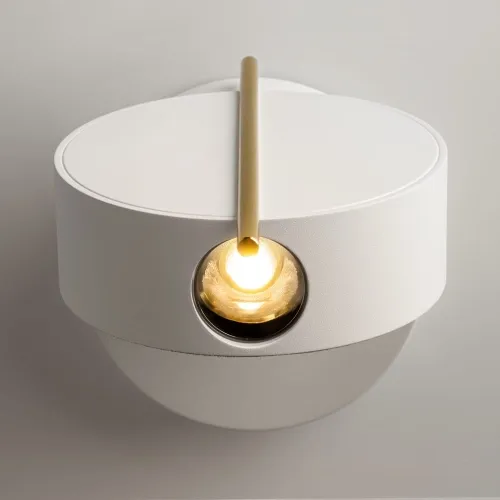 Dostępne od ręki Biało złoty nowoczesny regulowany kinkiet Maytoni MOD180WL-L4W3K Nuance LED 4W 3000K