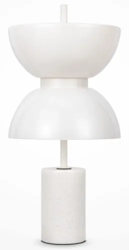 Biała nowoczesna lampa stołowa z białym kloszem Maytoni MOD178TL-L11W3K Kyoto LED 11W 3000K 46cm Obniżka ceny