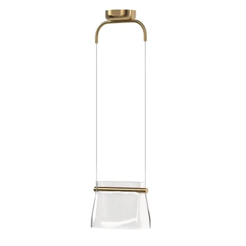 Nowoczesna złota długa lampa wisząca Maytoni MOD170PL-L8BS3K Cabaret LED 8W 3000K 25cm x 329cm Tylko dziś