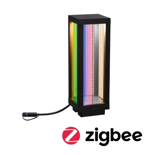 Oprawa ogrodowa do zestawu Plug & Shine Latarnia SH Zigbee 2W RGBW DIM IP44 24V antracyt / aluminium Paulmann PL94753 Wyjątkowa oferta