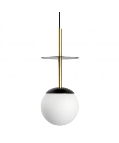 Lampa Wisząca UMMO PLA132P0 Plaat A E27 czarny/mosiądz Dodaj do koszyka