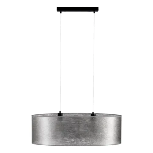 Lampa wisząca nowoczesna czarny abażur flizelinowy dekoracyjny z lekkim połyskiem Britop 17930204 Nevoa 2xE27 Ostatnie sztuki