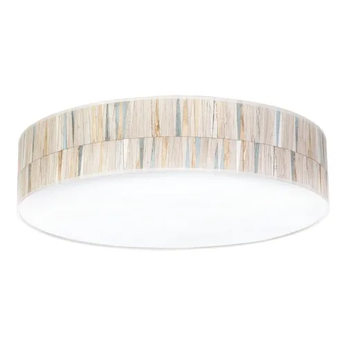 Lampa sufitowa okrągły plafon abażur w beżowe wzory Britop 4865802 Malo 4xE27 58cm Ostatnia szansa