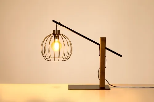 Kup online Lampa nocna loftowa metalowy kulisty abażur czarny orzech Britop 85034904 Mandarine 1xE27