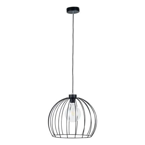 Lampa wisząca metalowy abażur kulisty ażurowa osłona żarówki loft skandynawska Britop 1881904 Coop 1xE27 37cm Wyprzedaż