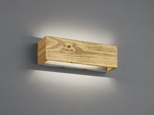 Szybka dostawa Lampa ścienna kinkiet Trio 223790130 Brad LED 13,5W 3000K ściemniacz 37cm drewno
