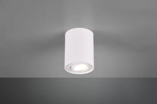 Nowy Lampa sufitowa punktowa spot regulowana Trio 612900131 Cookie GU10 12cm x 9cm Biały