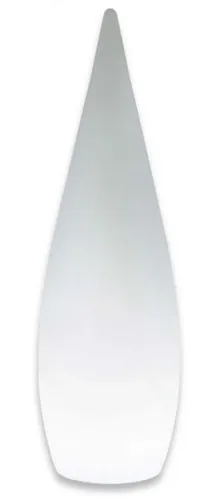 Lampa ogrodowa stojąca biała z tworzywa w opływowym kształcie łzy RL R45101901 Palmas LED 4,5W 3000K 120cm Ograniczona ilość