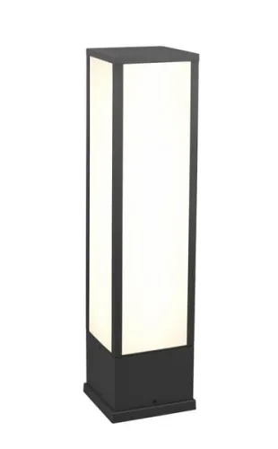 Darmowy zwrot Słupek zewnętrzny lampa ogrodowa Trio 526260142 Fuerte LED 15W 3000K IP54 15cm x 60cm antracyt