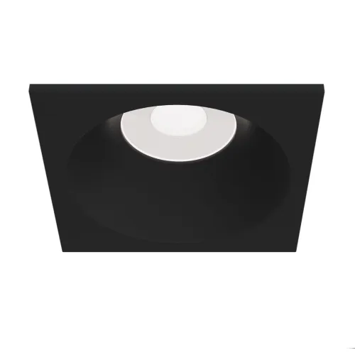 Lampa sufitowa Podtynkowa Hermetyczna Maytoni DL033-2-01B Zoom GU10 IP65 9,5cm x 8,5cm czarny bez regulacji Promocja