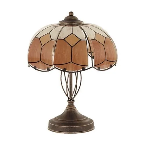 Lampa nocna stołowa Alfa 10658 Witraż 2xE14 40cm x 32cm Darmowy zwrot