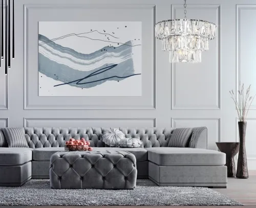 Lampa Wisząca Kryształowy Żyrandol Maytoni MOD043PL-18CH Puntes 18xE14 77cm x 93cm chrom Cena promocyjna