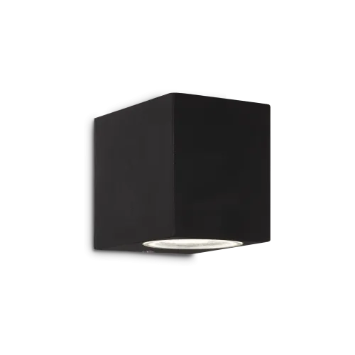 Oferta limitowana Czarna zewnętrzna lampa ogrodowa kostka kinkiet elewacyjny Ideal Lux 115313 Up G9 IP44