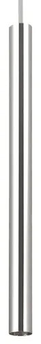 Okazja Smukła chromowana lampa wisząca walec Ideal Lux 187662 Ultrathin Round LED 11,5W 1250LM 3000K 51stopni 3cm x 240cm