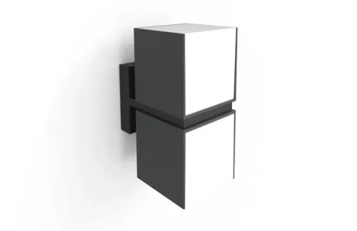Lampa zewnętrzna kinkiet na elewację Lutec 5193801118 Cuba LED 23W 3000K IP54 21cm x 14cm antracyt Popularny