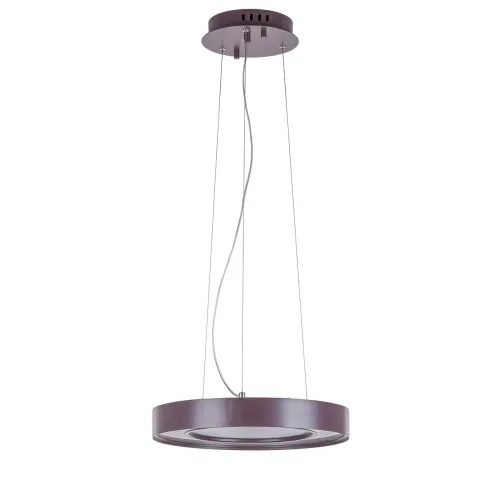 Nowy Kawowa lampa wisząca koło Italux AD15061-1C COFFEE Karpo LED 24W 3000K 40cm