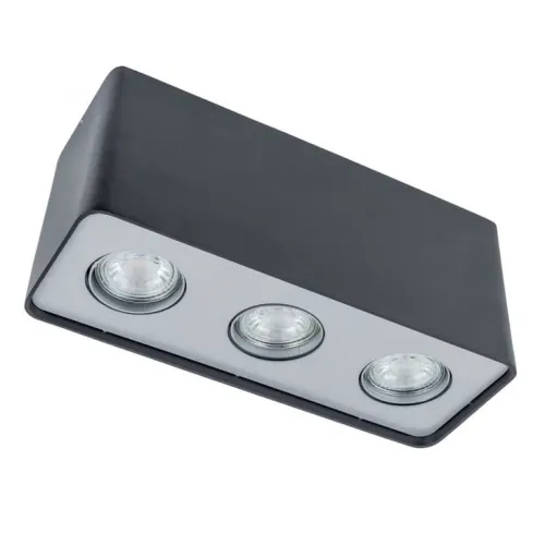Lampa sufitowa box sześcian czarny trzy oczka Italux FH31433S-BL Harris 3xGU10 Kup online