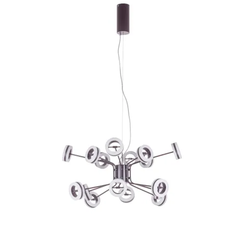Kup online Nowoczesna lampa wisząca z świecącymi obręczami Italux AD16002-16A COFFEE Metis LED 16x4,8W 3000K 76cm x 135cm