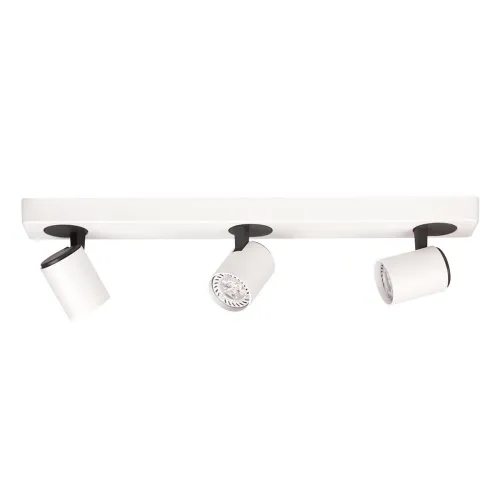 Bezpieczna płatność Lampa sufitowa biała trzy reflektorki na listwie regulowane Italux SPL-3142A-3-WH Elvira 3xE27