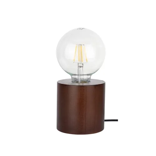 Lampa nocna walec drewniany bukowy na żarówkę dekoracyjną Spot-Light 7071976 Trongo E27 10x10 cm Szybka dostawa