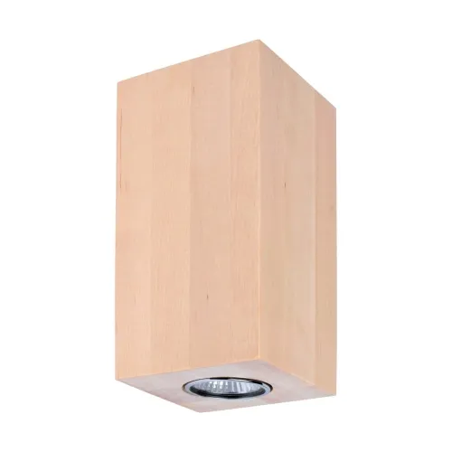 Ekspresowa dostawa Lampa ścienna kinkiet drewniany sześcienna tuba światło góra-dół drewno brzozowe Spot-Light 2071260 Wooddream 2xGU10 20cm x 10cm