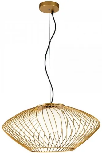 Lampa Wisząca Klosz Kula W Złotej Klatce Maytoni P364PL-01G Plec E27 52cm x 180cm złoty Wyprzedaż